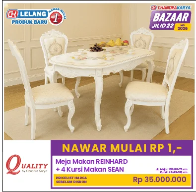 Lelang murah furnitur - Gambar 1